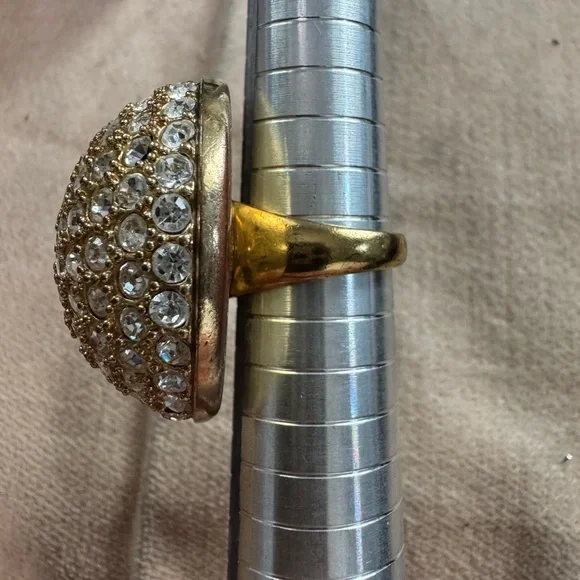 Kate Spade Rhinestone Dome Cocktail Ring - Picture 9 of 12